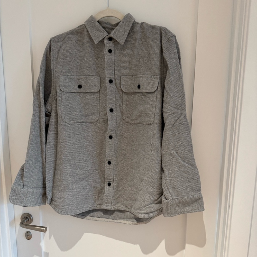 Everlane Men's Light Gray Shirt Jacket
